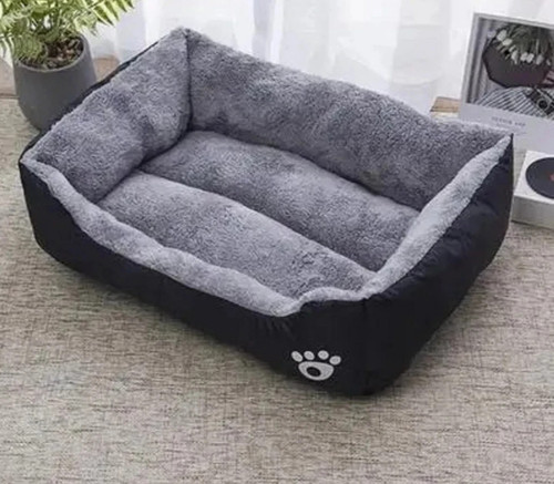 Soft plush pet dog - dog, bed