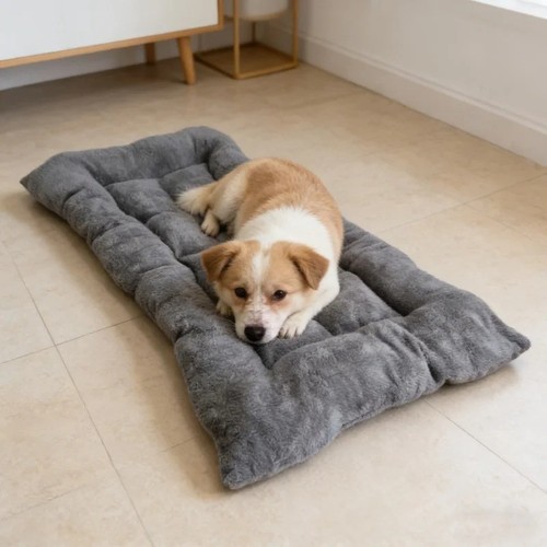 Extra large plush dog - dog, bed