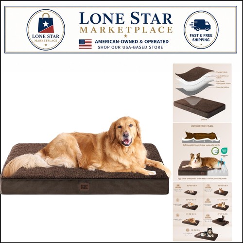 Luxurious orthopedic dog bed - dog,