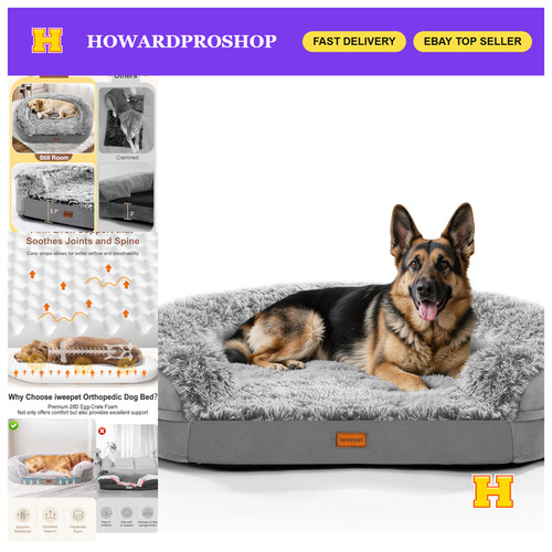 Jumbo orthopedic dog bed for - orthopedic,