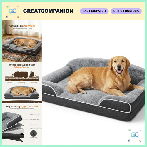 Extra large orthopedic dog bed - large,