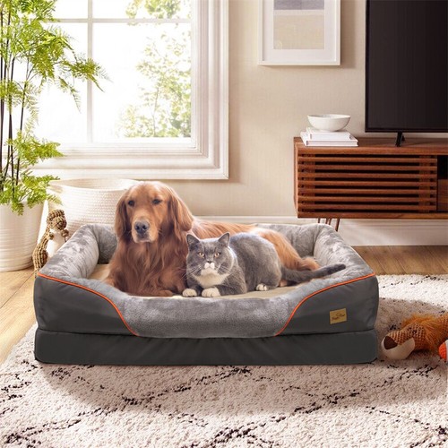 Jumbo orthopedic dog bed large - orthopedic,