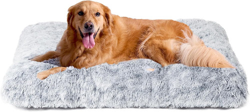 Fluffy dog crate bed for - fluffy, extra