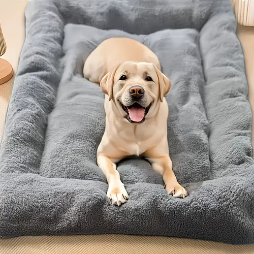 Extra large plush dog bed - plush,